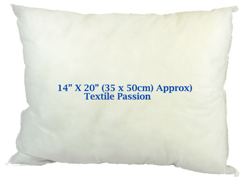 14" x 20" Rectangular Cushion Inner Pad Hollow-fibre filling 35cm x 50cm